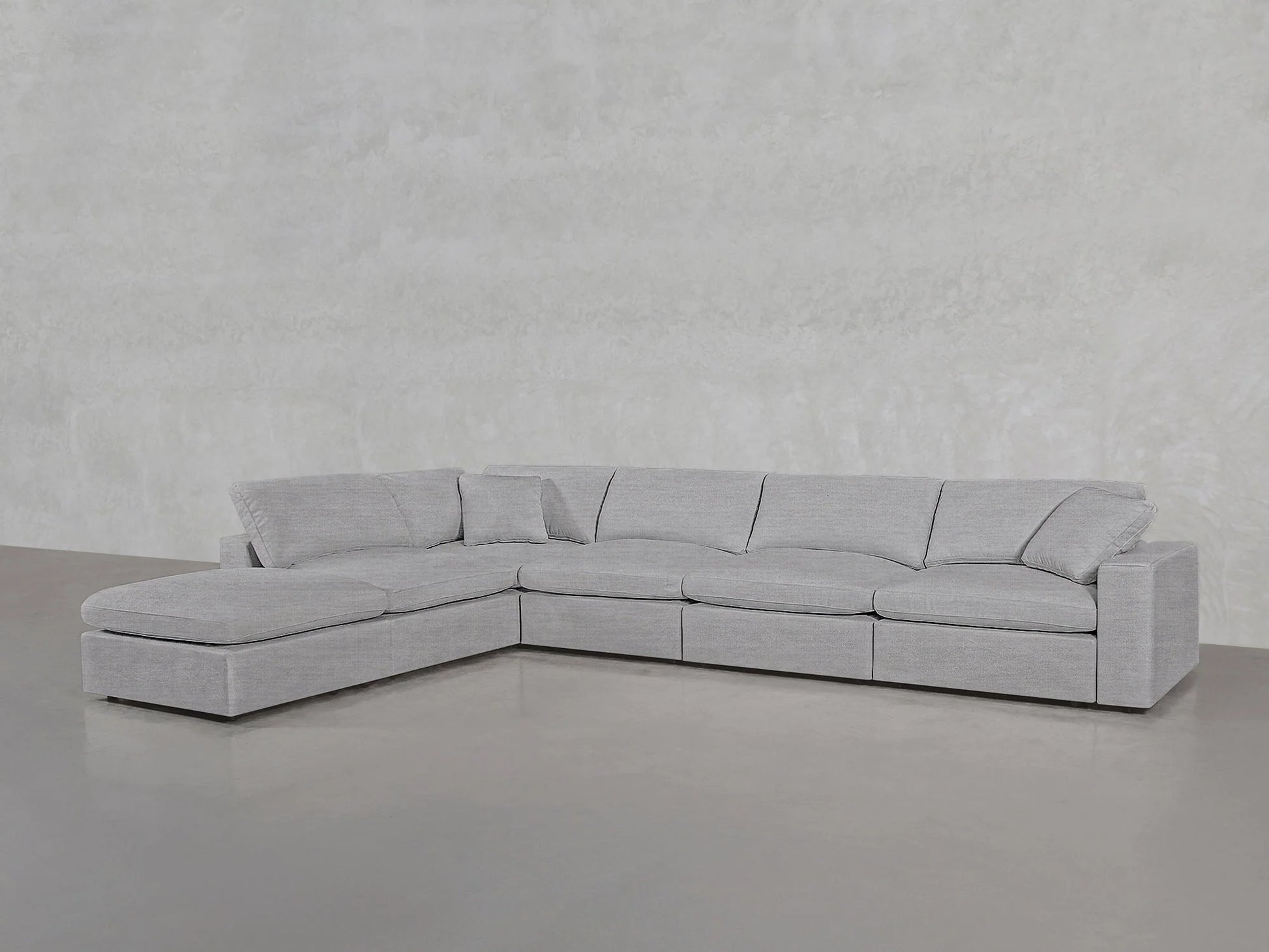 NEXUS 6 PIECE MODULAR CORNER LOUNGER SECTIONAL