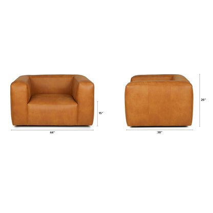 DAKOTA LEATHER ARMCHAIR